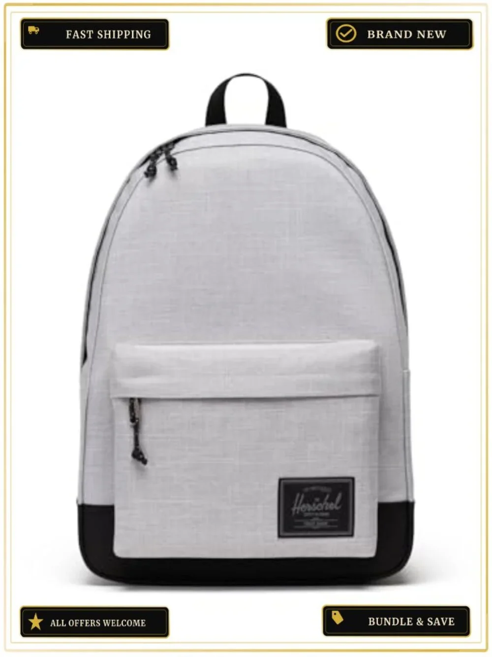 Herschel Classic Backpack 30L Laptop Daypack Recycled Polyester